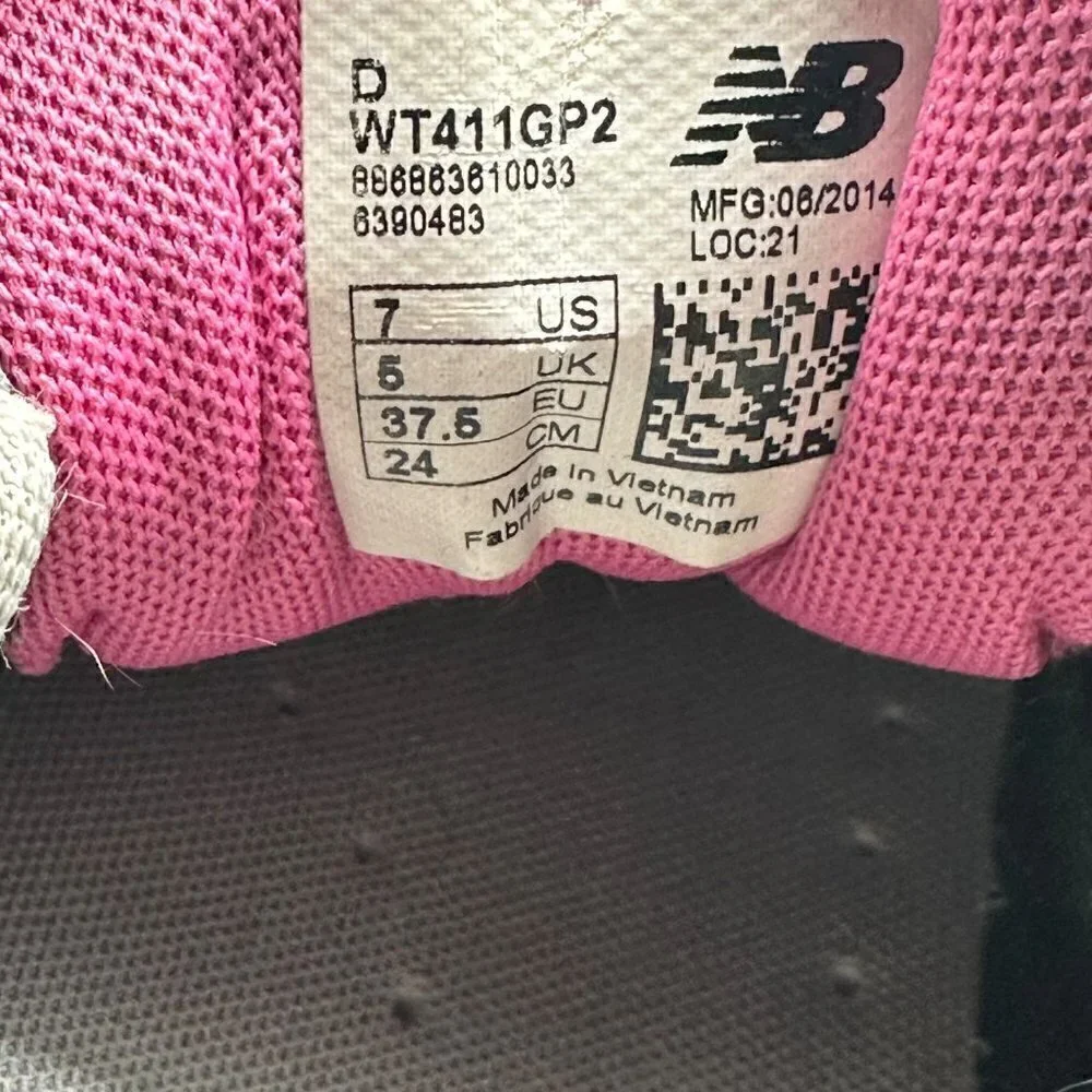 New Balance Terrain Trail Sneakers Gray Pink Women's Size 7D - Picture 10 of 10